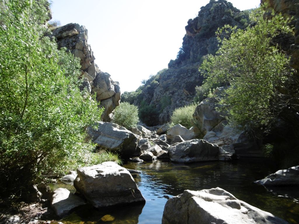 Imponentes cañones dejan paso al agua