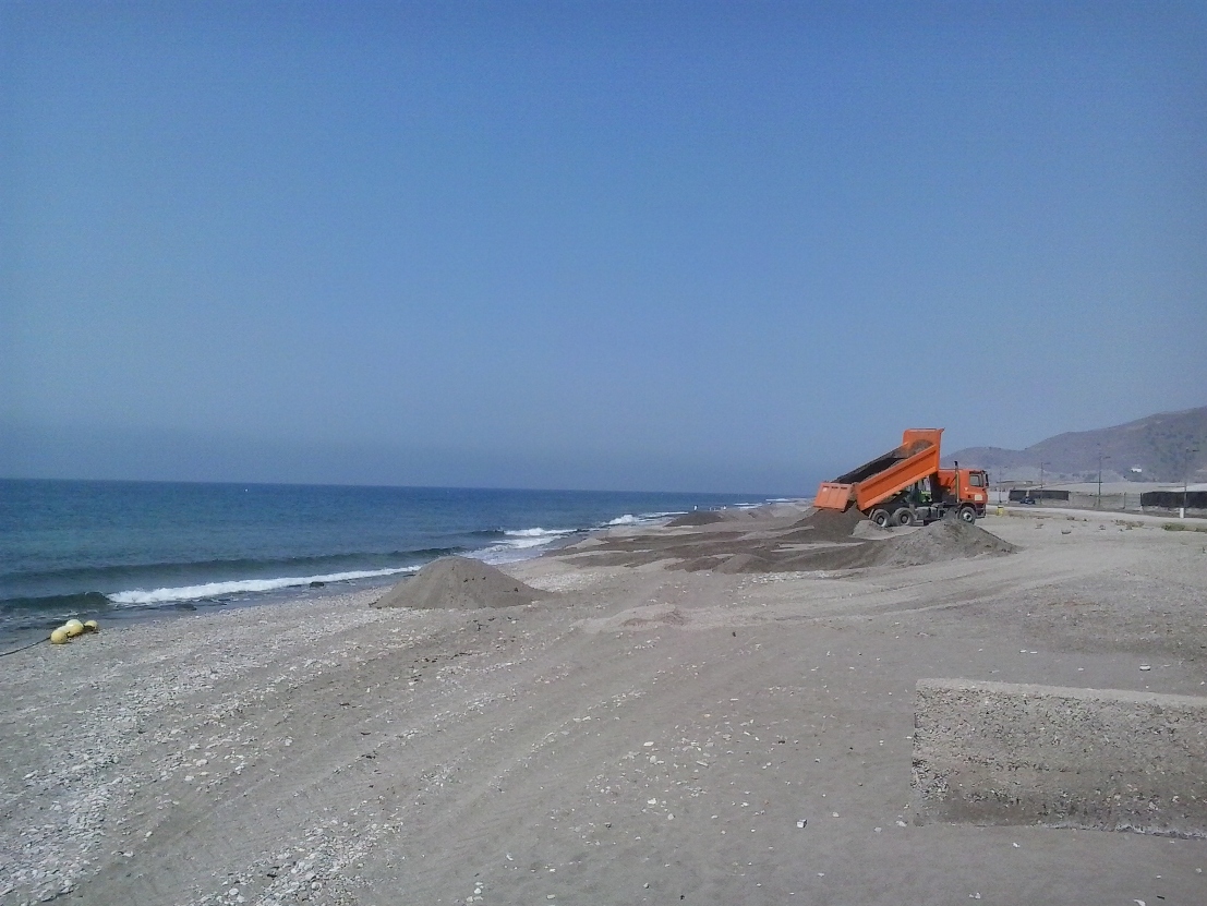 Conservación y mantenimietno del litoral de la provincia de Granada 2014. Acondicionamiento de Carchuna