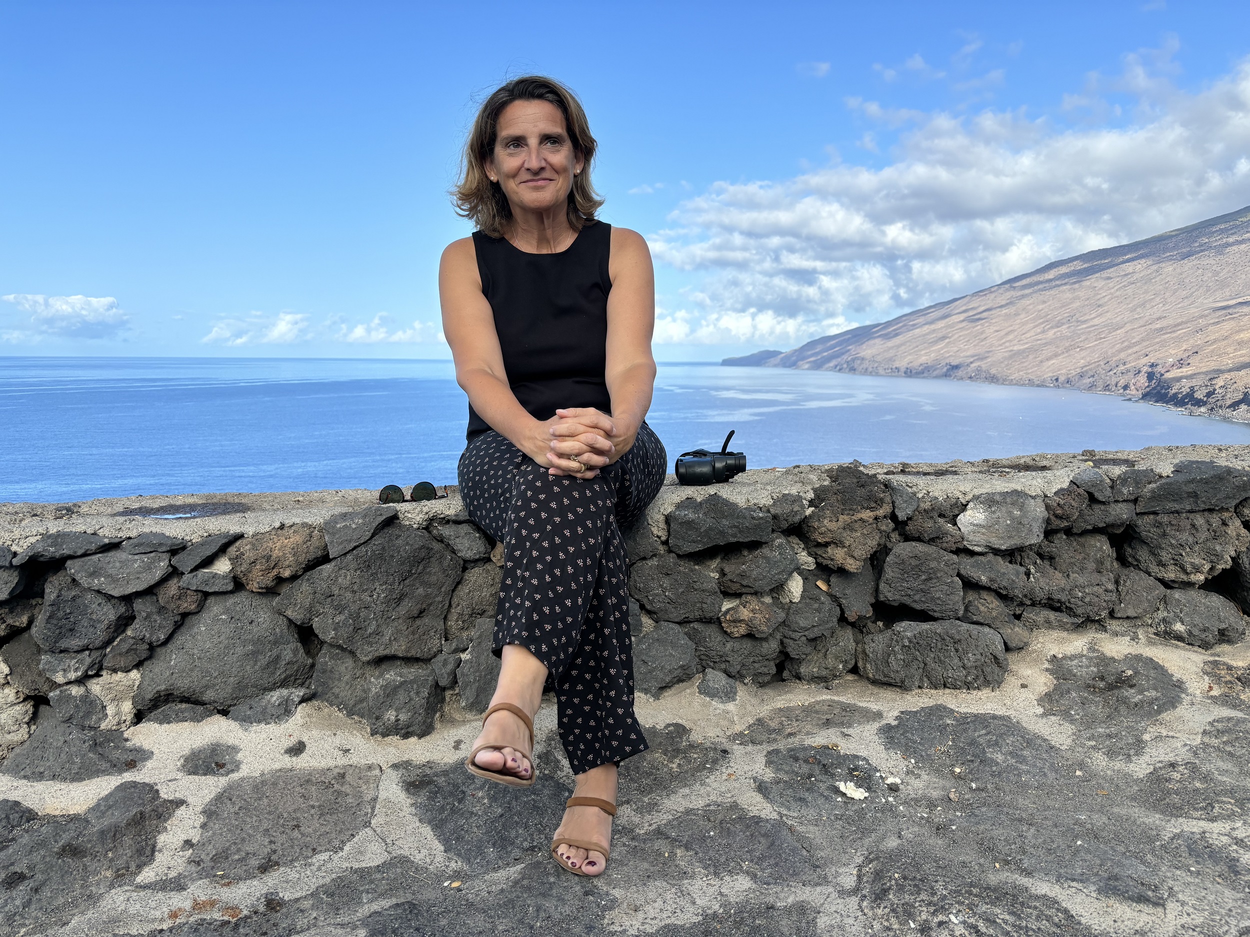 Teresa Ribera en el Mar de las Calmas