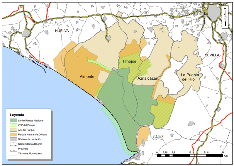 Área de influencia socioeconómica del Parque Nacional de Doñana