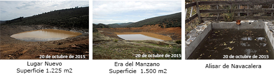 Restauración de puntos de agua en el Parque Nacional de Monfragüe