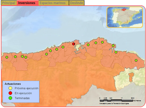 Pinche en las pestañas de la zona superior de la imagen para seleccionar una temática