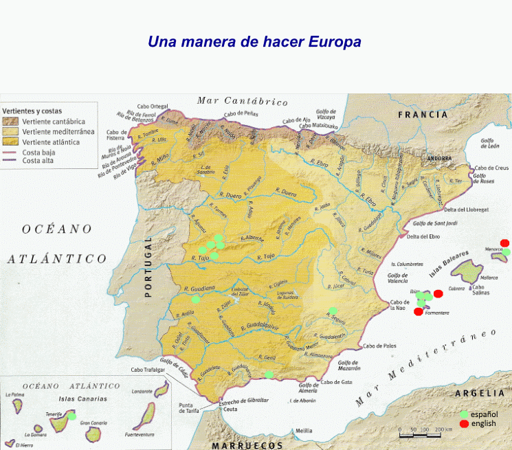 Ubicación física proyectos cofinanciados FONDOS FEDER 2014-2020