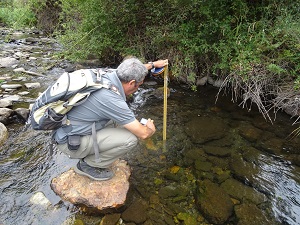 Caracterización hidromorfológica en el río Genil